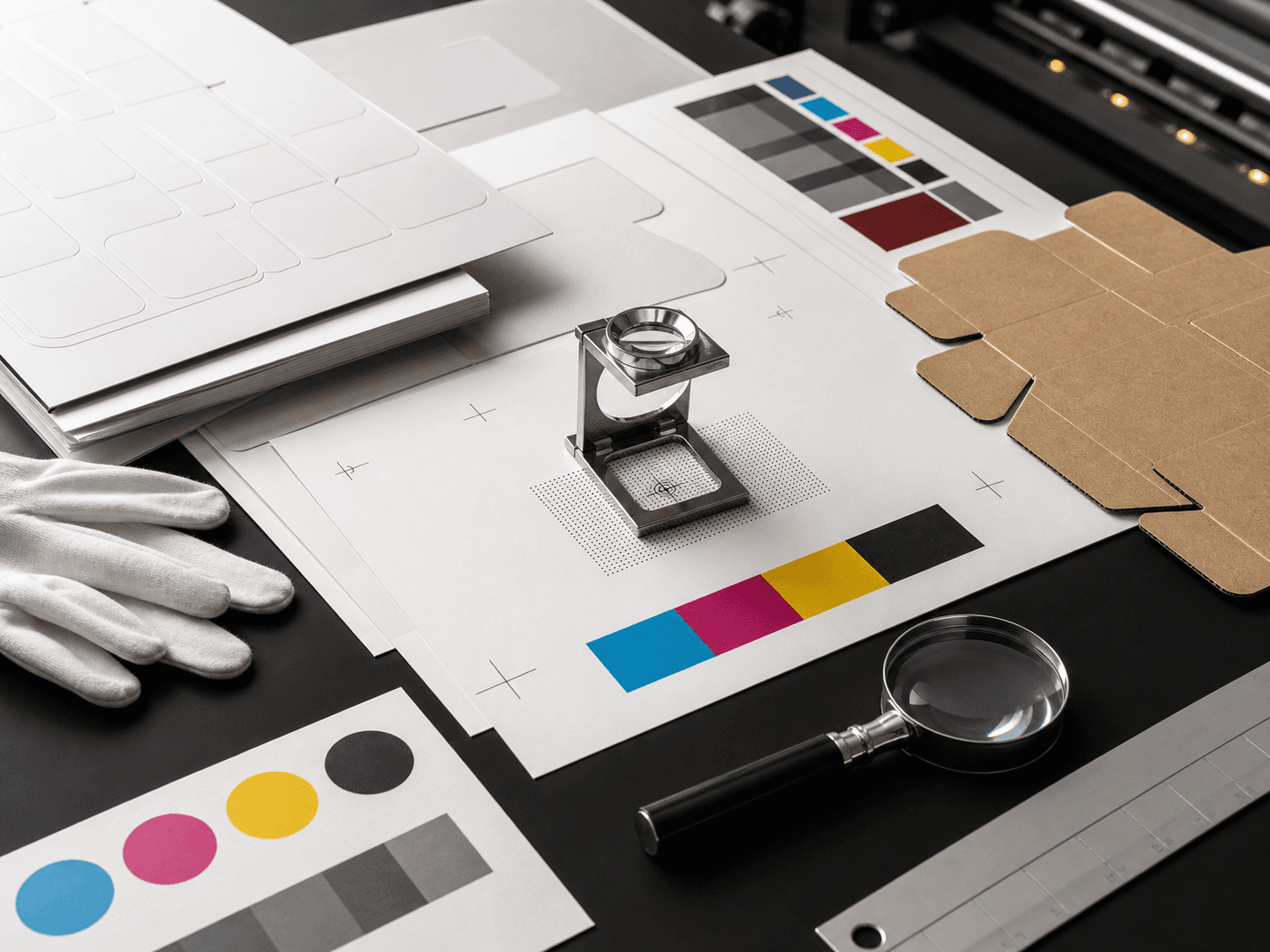 Representative print quality-inspection workspace