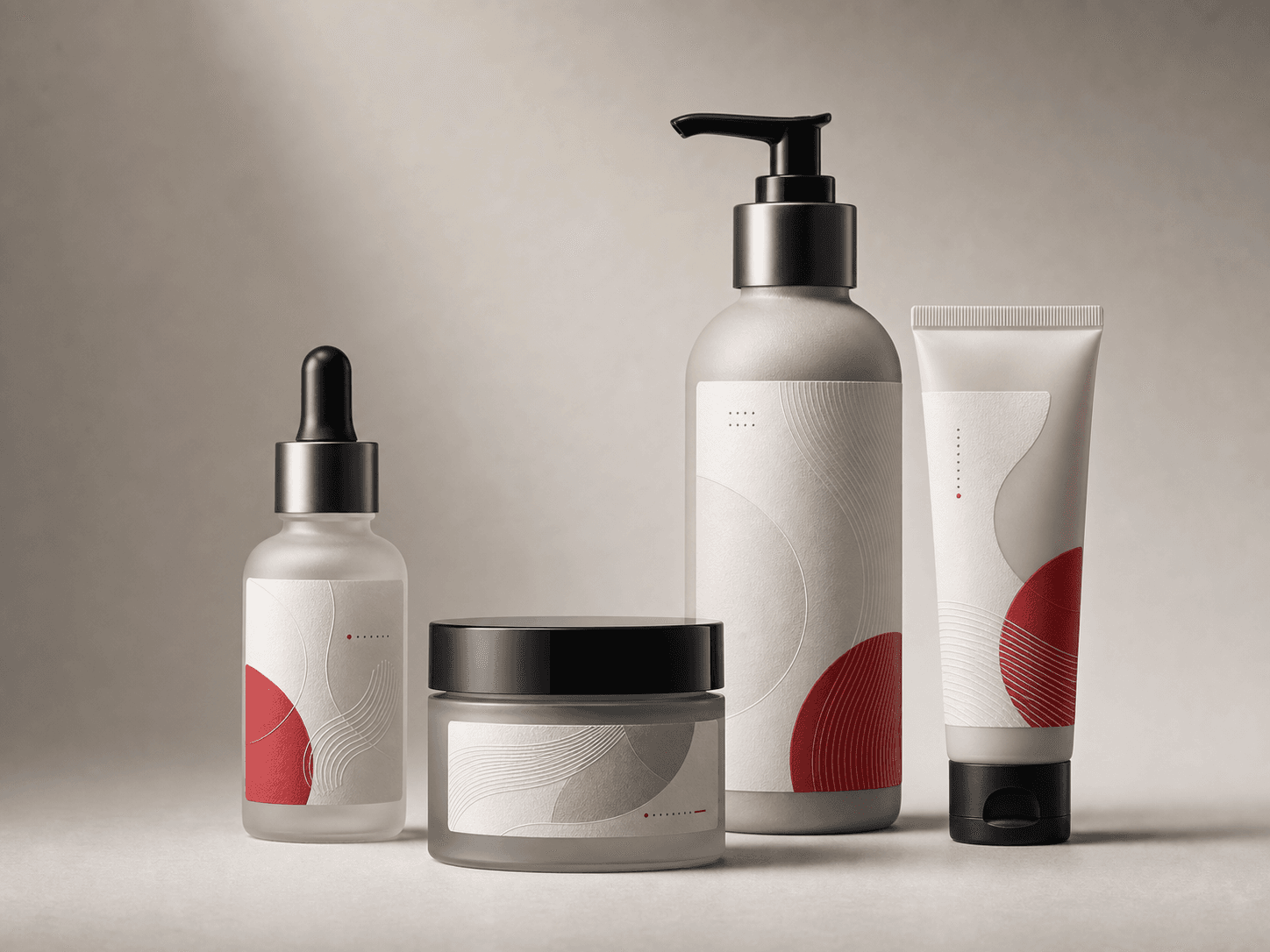 Representative cosmetics and personal-care label concept